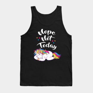 Lazy Unicorn Tank Top